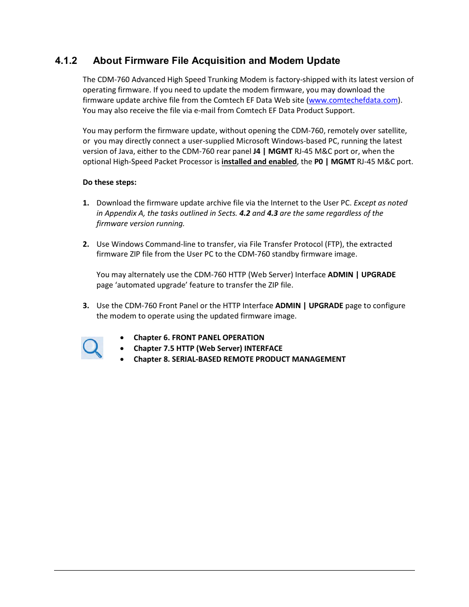 Comtech EF Data CDM-760 User Manual | Page 68 / 416