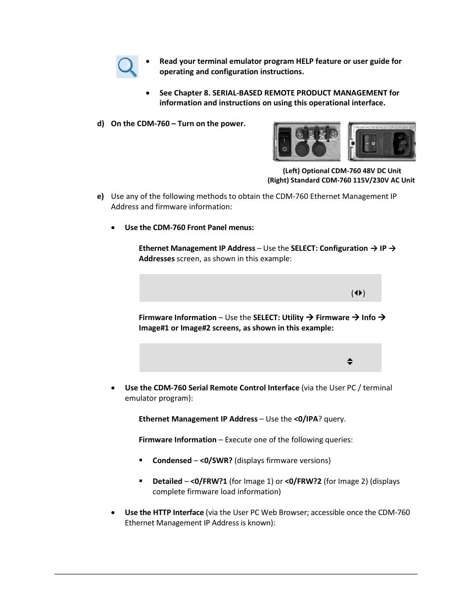 Comtech EF Data CDM-760 User Manual | Page 70 / 416