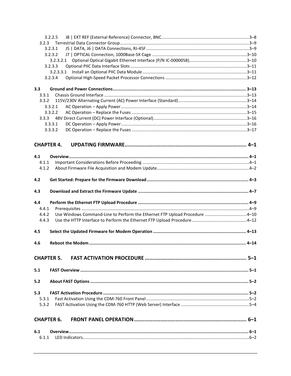 Comtech EF Data CDM-760 User Manual | Page 9 / 416
