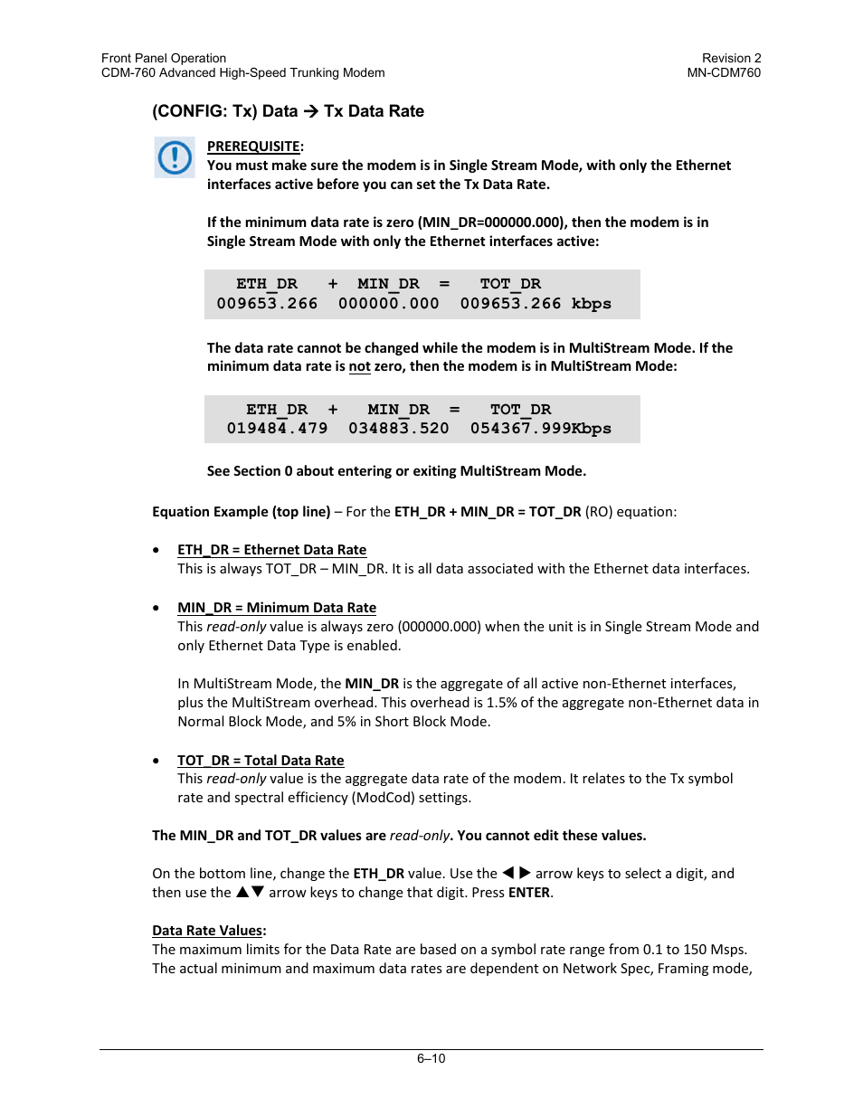 Comtech EF Data CDM-760 User Manual | Page 96 / 416