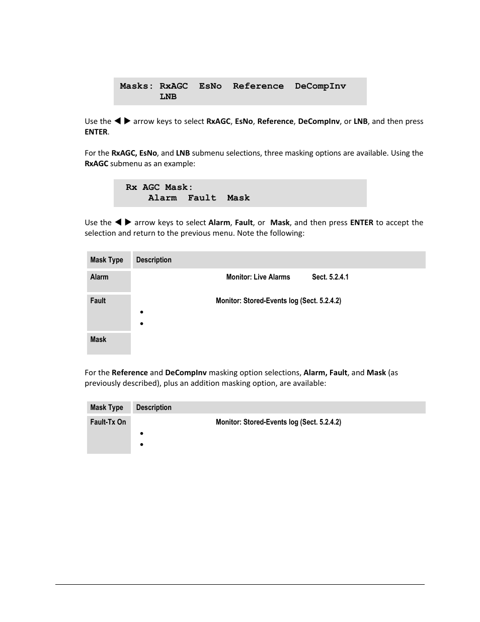 7 config: mask | Comtech EF Data CDM-750 User Manual | Page 112 / 302