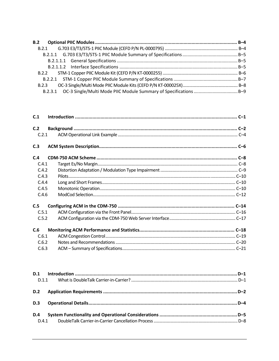 Comtech EF Data CDM-750 User Manual | Page 12 / 302