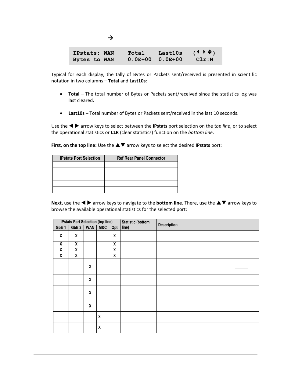 1 monitor: stats ( ip, 1 monitor: stats æ ip | Comtech EF Data CDM-750 User Manual | Page 126 / 302