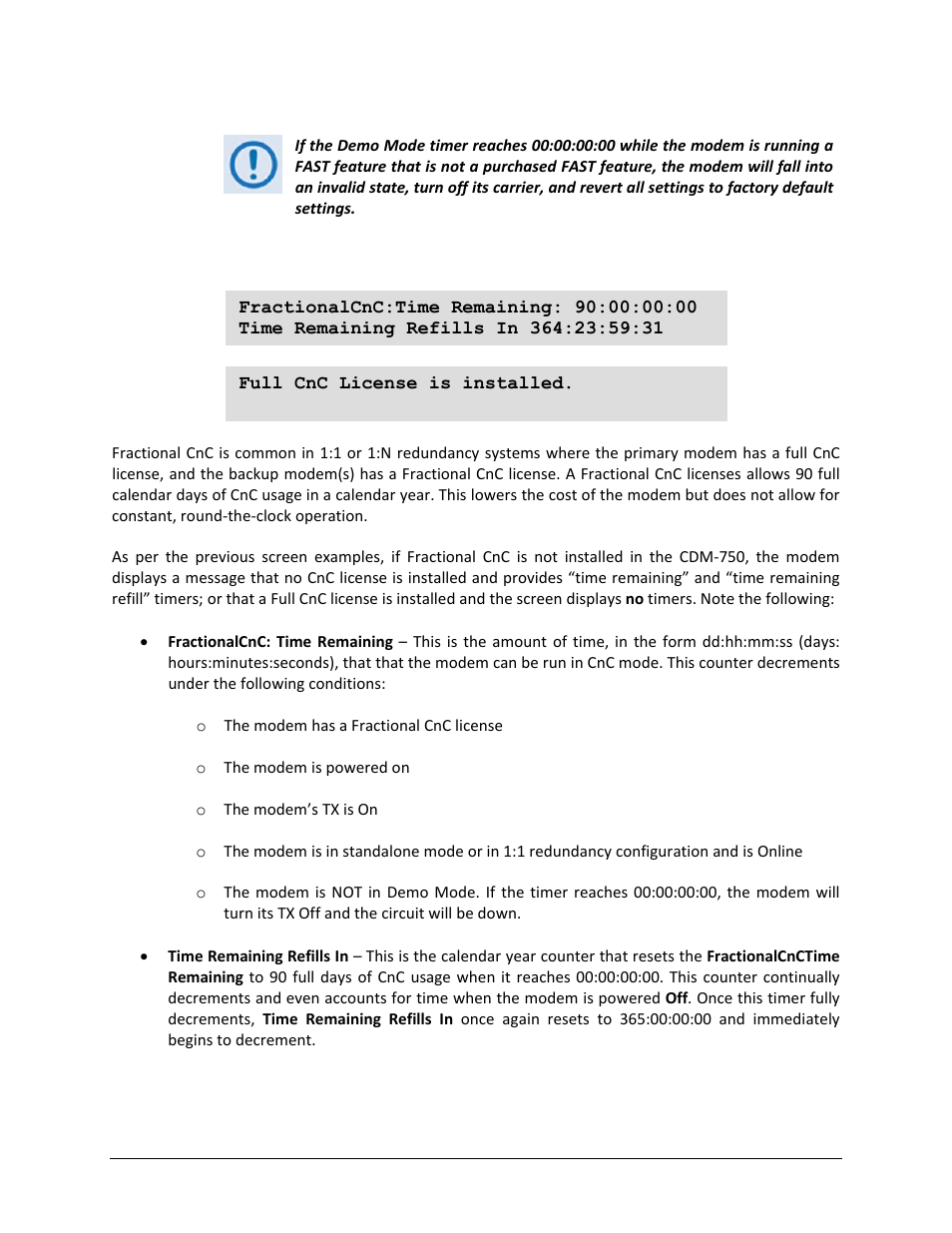 3 fast: cnc | Comtech EF Data CDM-750 User Manual | Page 142 / 302