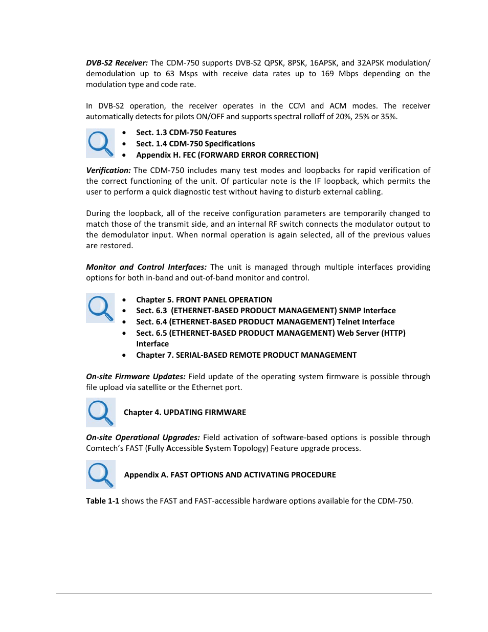 Comtech EF Data CDM-750 User Manual | Page 27 / 302