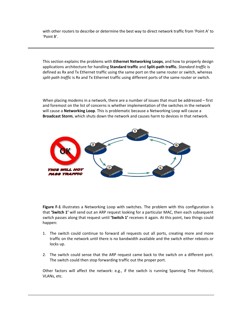 F.3 ethernet configuration examples, F.3.1 ethernet network overview | Comtech EF Data CDM-750 User Manual | Page 288 / 302