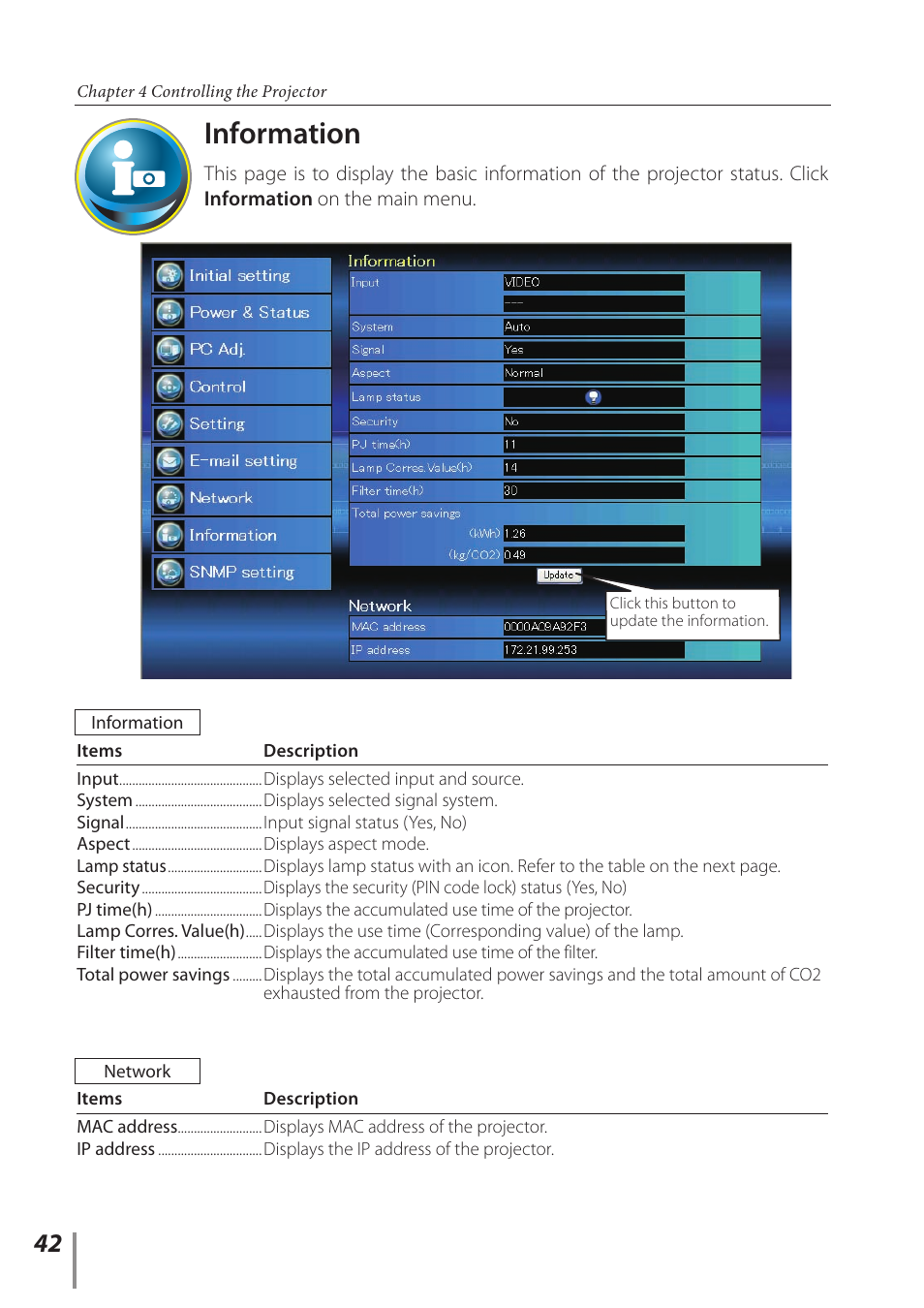 Information | Canon LV 7490 User Manual | Page 42 / 62