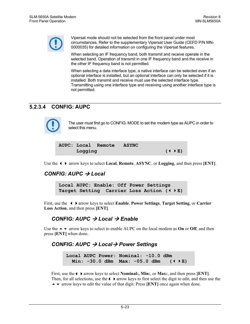 Comtech EF Data SLM-5650A User Manual | Page 105 / 420