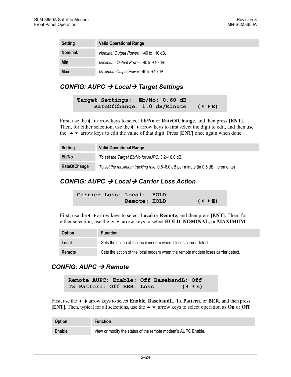 Comtech EF Data SLM-5650A User Manual | Page 106 / 420