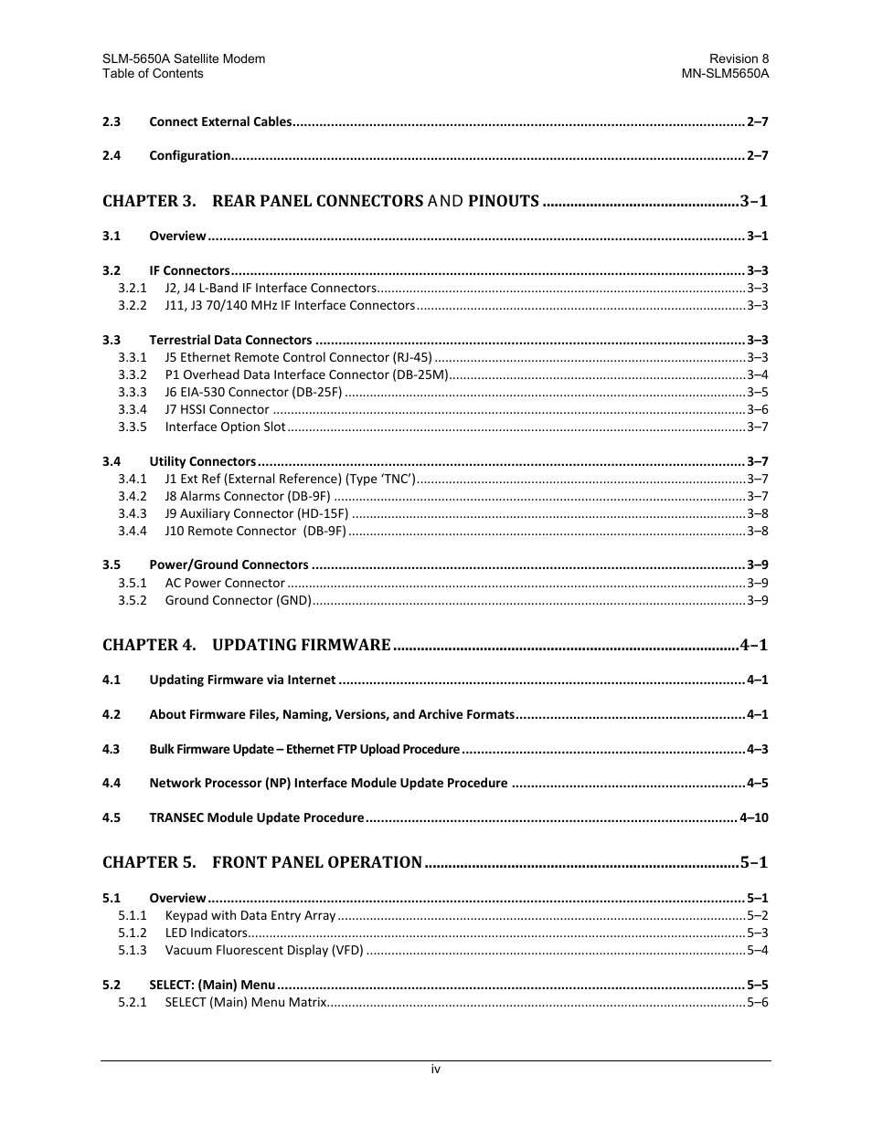 Comtech EF Data SLM-5650A User Manual | Page 12 / 420