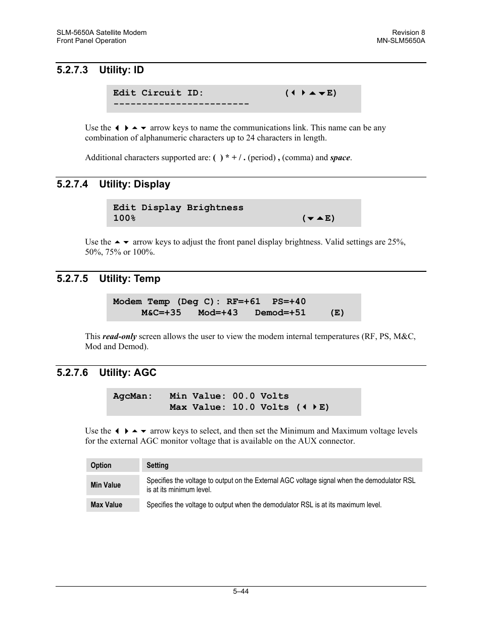Comtech EF Data SLM-5650A User Manual | Page 126 / 420