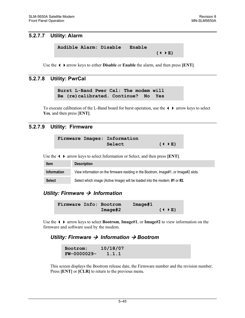 Comtech EF Data SLM-5650A User Manual | Page 127 / 420