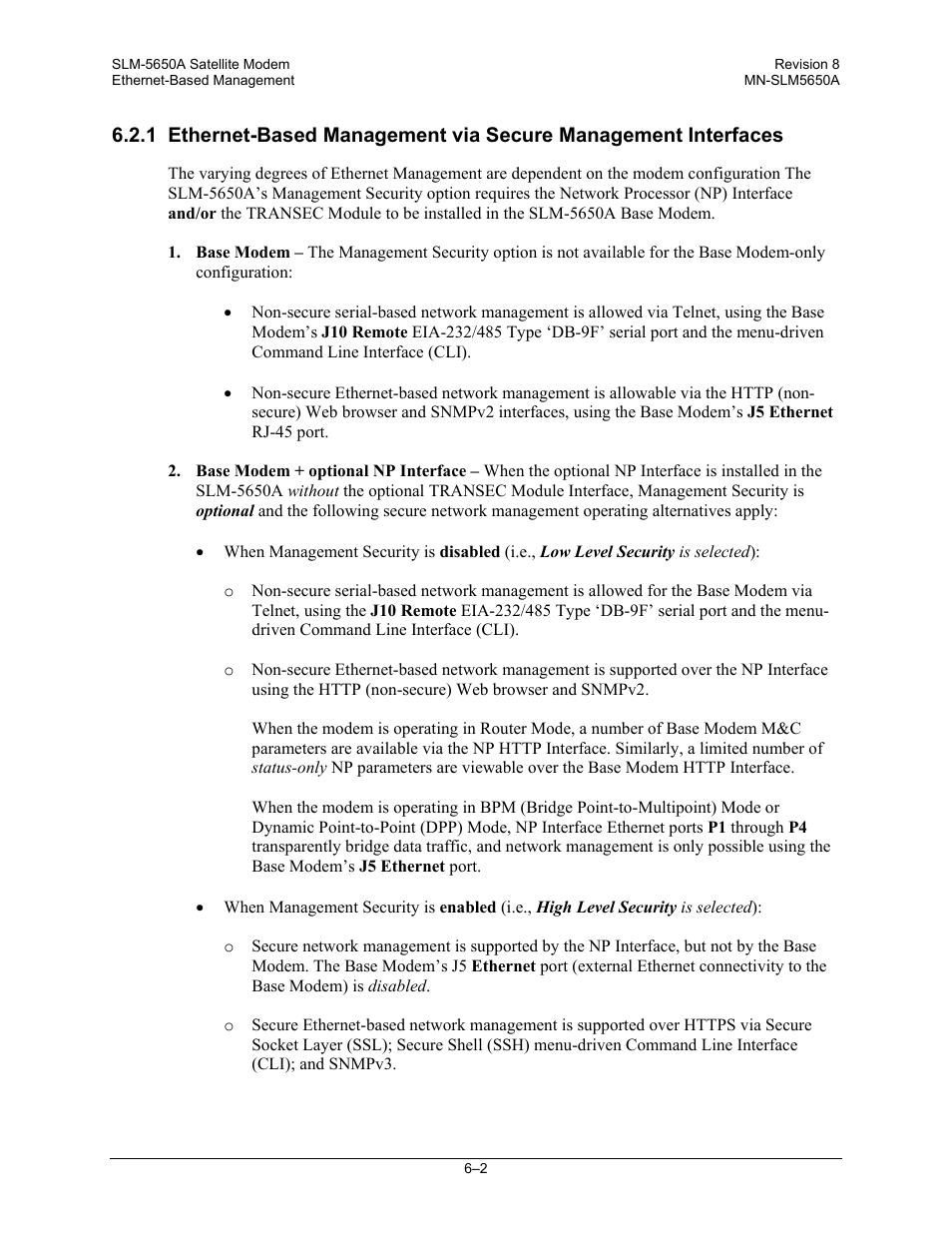 Comtech EF Data SLM-5650A User Manual | Page 132 / 420