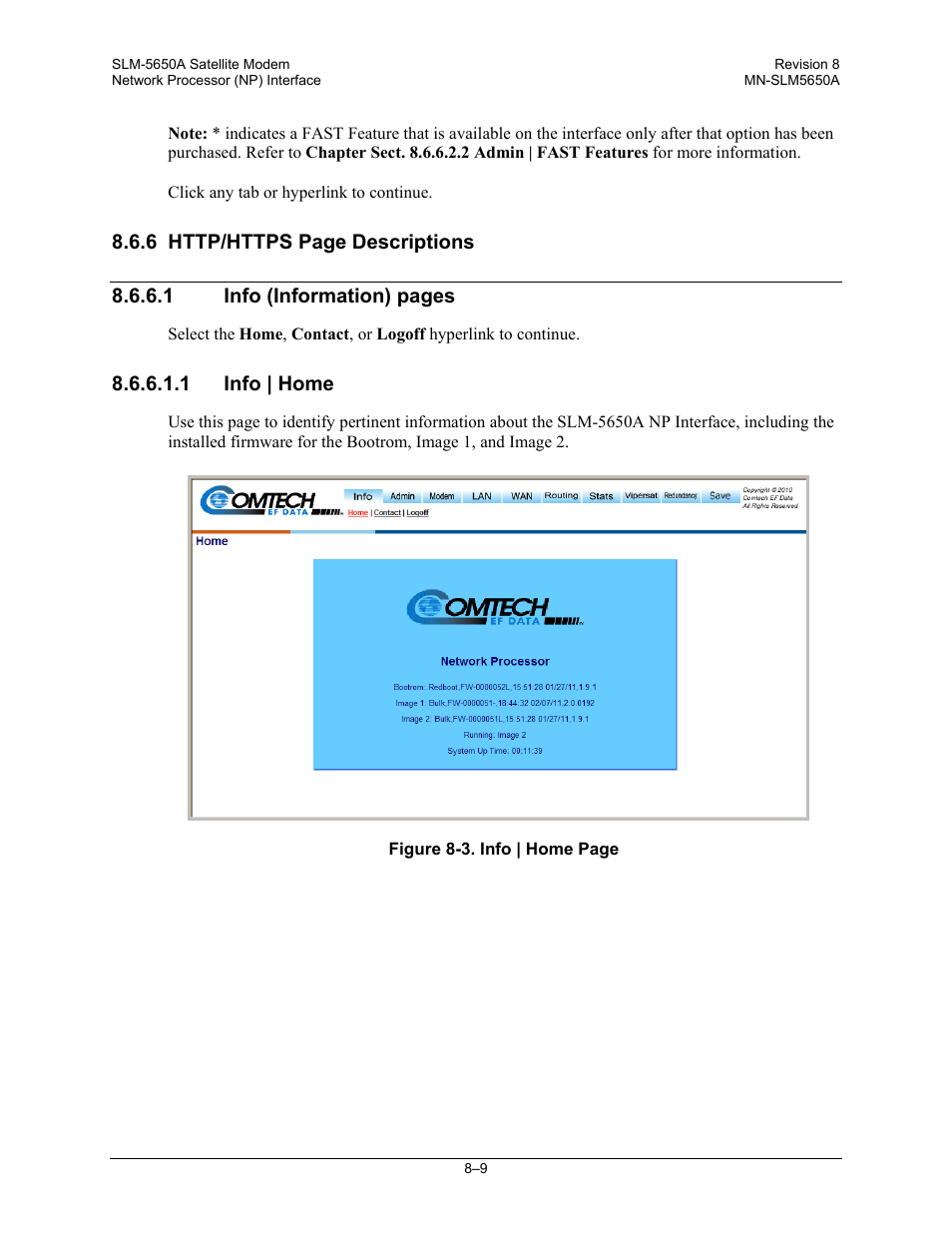 1 info | home | Comtech EF Data SLM-5650A User Manual | Page 171 / 420