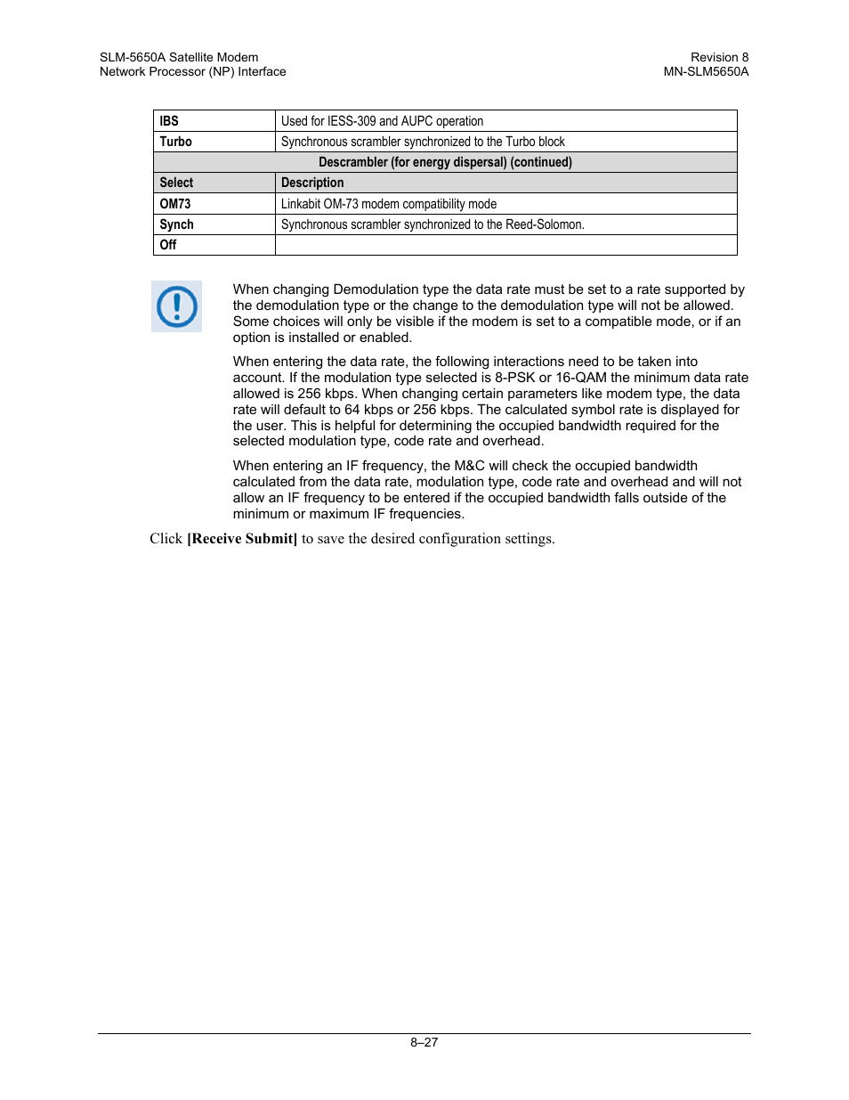 Comtech EF Data SLM-5650A User Manual | Page 189 / 420