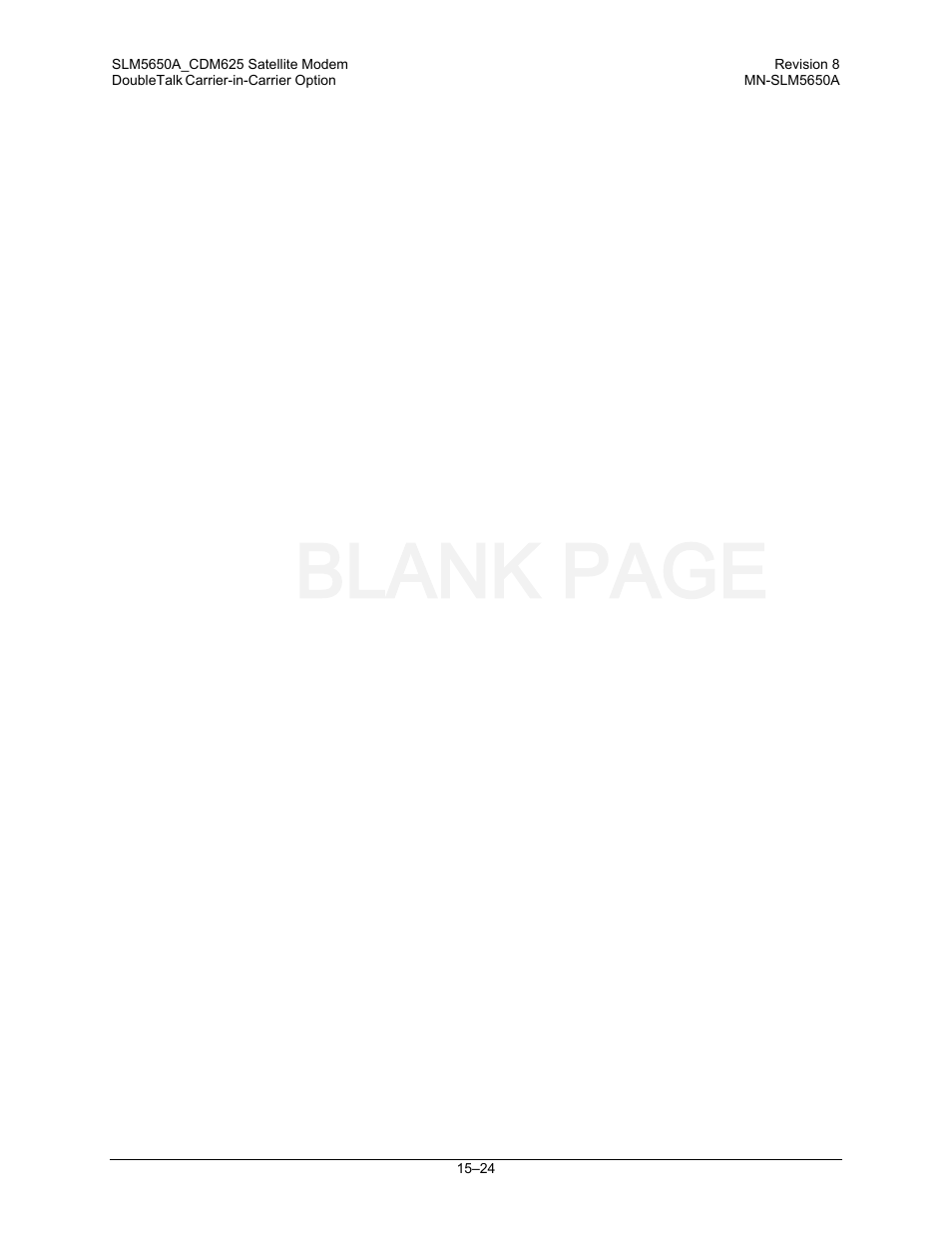 Blank page | Comtech EF Data SLM-5650A User Manual | Page 322 / 420