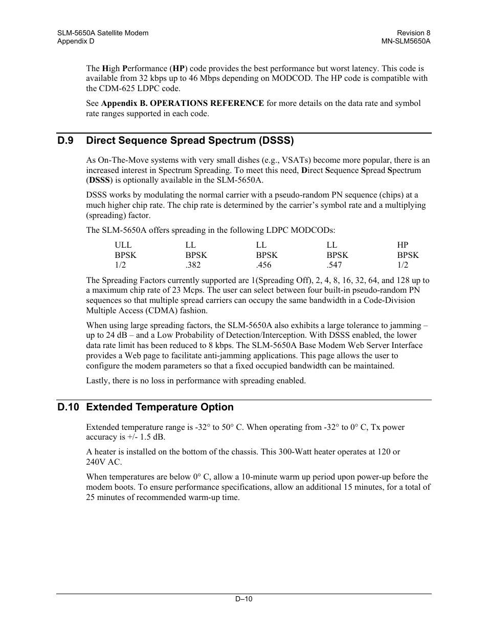 Comtech EF Data SLM-5650A User Manual | Page 404 / 420