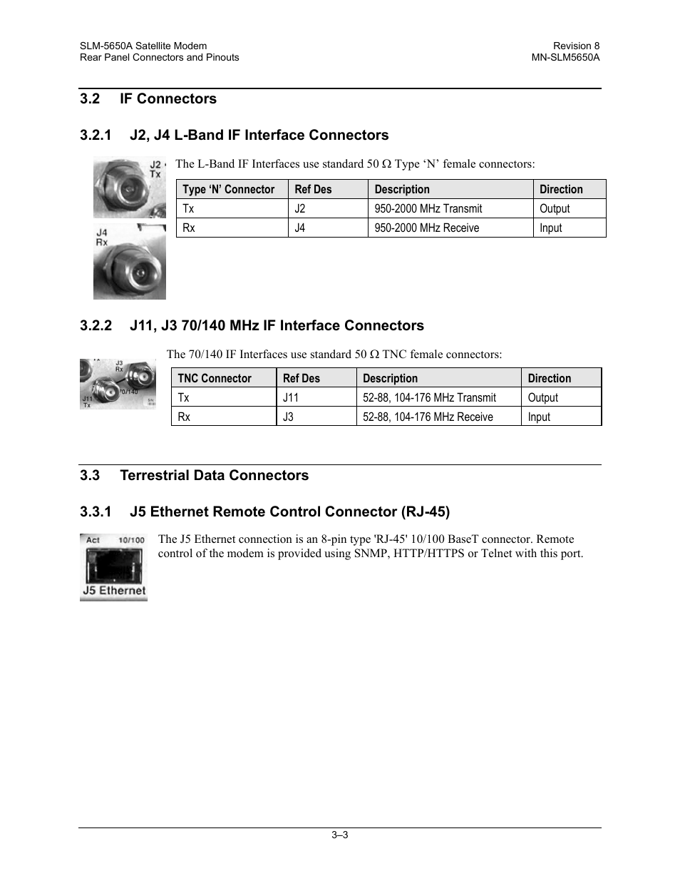 Comtech EF Data SLM-5650A User Manual | Page 61 / 420