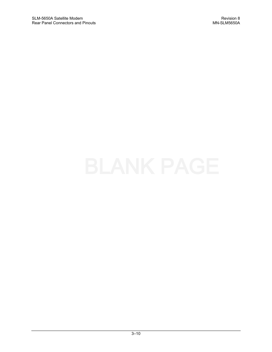 Blank page | Comtech EF Data SLM-5650A User Manual | Page 68 / 420