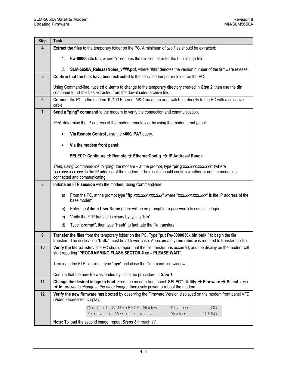 Comtech EF Data SLM-5650A User Manual | Page 72 / 420