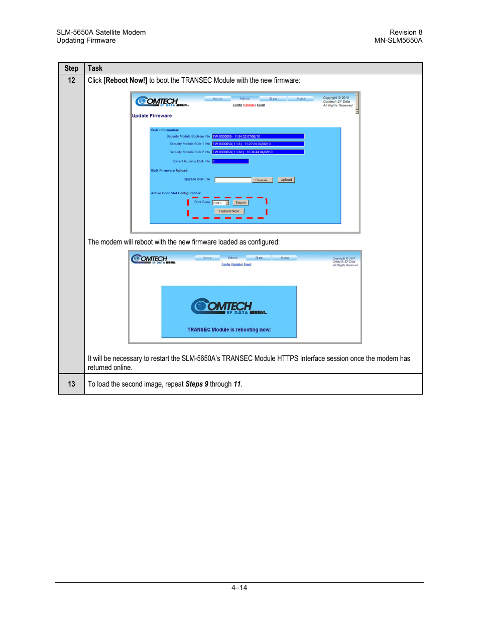 Comtech EF Data SLM-5650A User Manual | Page 82 / 420