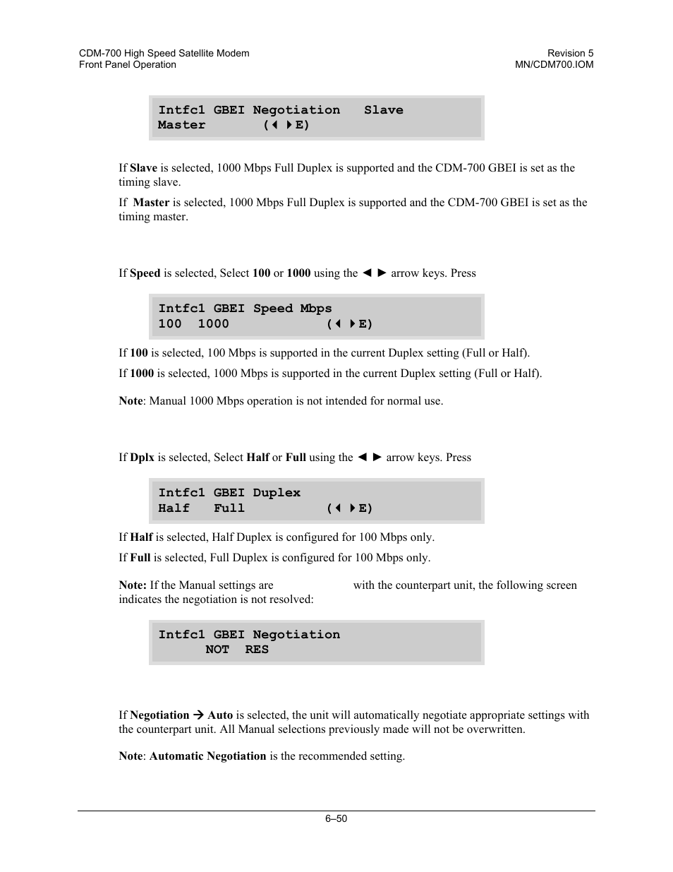 Comtech EF Data CDM-700 User Manual | Page 104 / 256