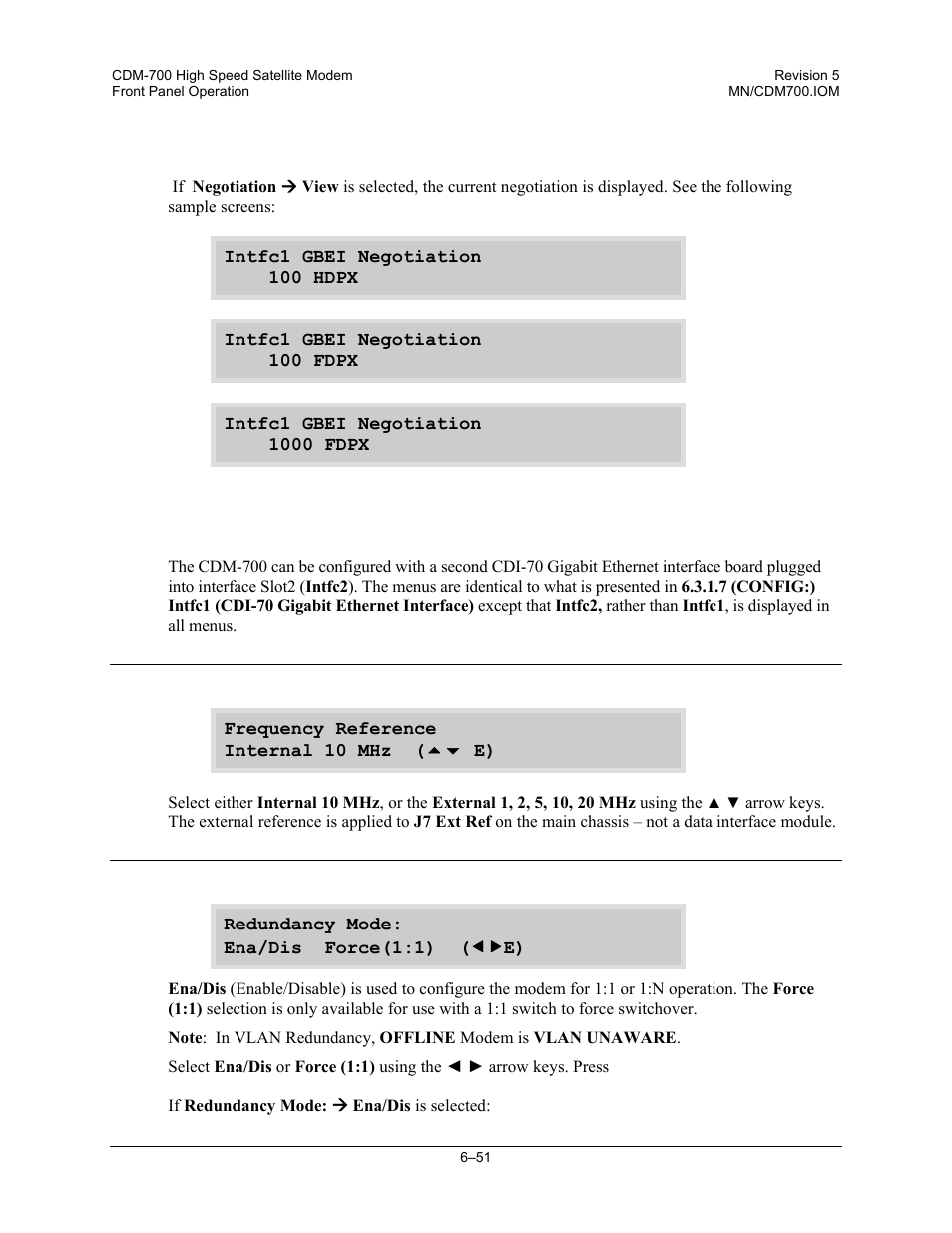 Comtech EF Data CDM-700 User Manual | Page 105 / 256