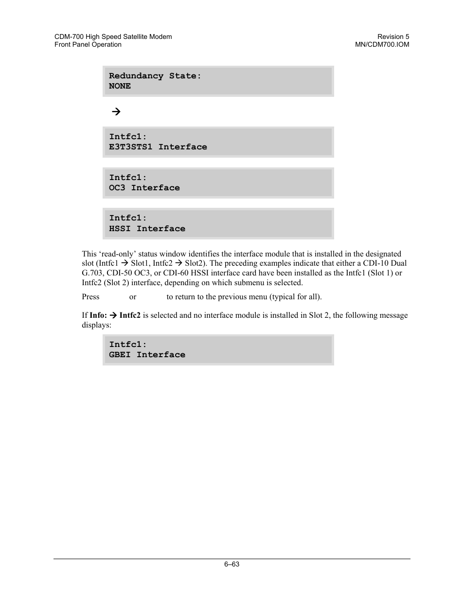 Comtech EF Data CDM-700 User Manual | Page 117 / 256