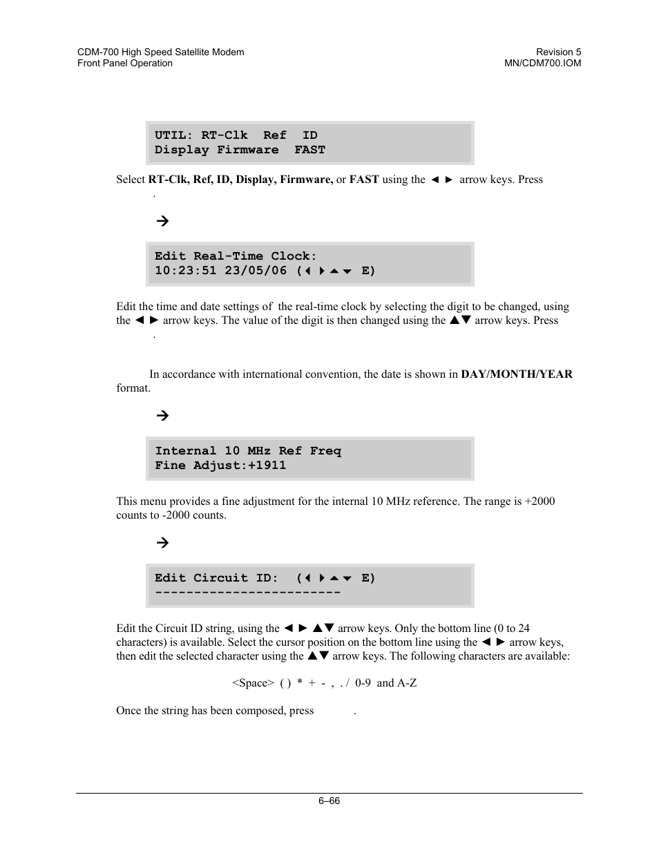 Comtech EF Data CDM-700 User Manual | Page 120 / 256