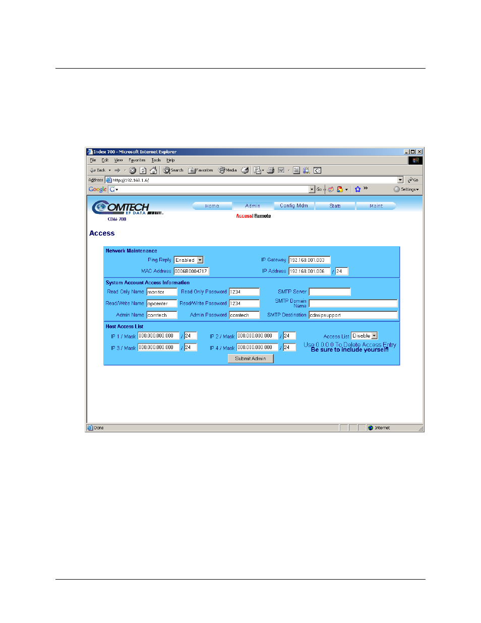 Comtech EF Data CDM-700 User Manual | Page 212 / 256