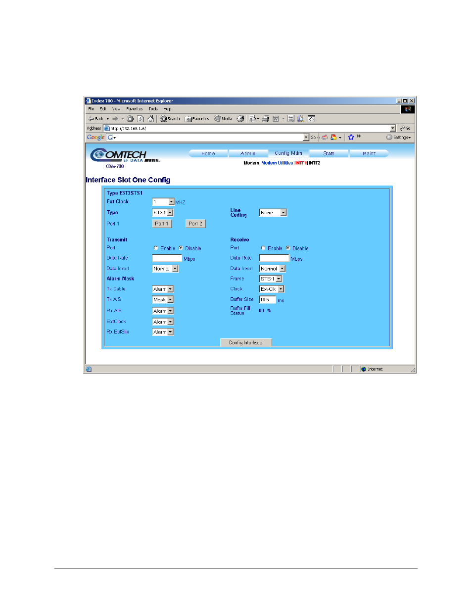 Comtech EF Data CDM-700 User Manual | Page 217 / 256