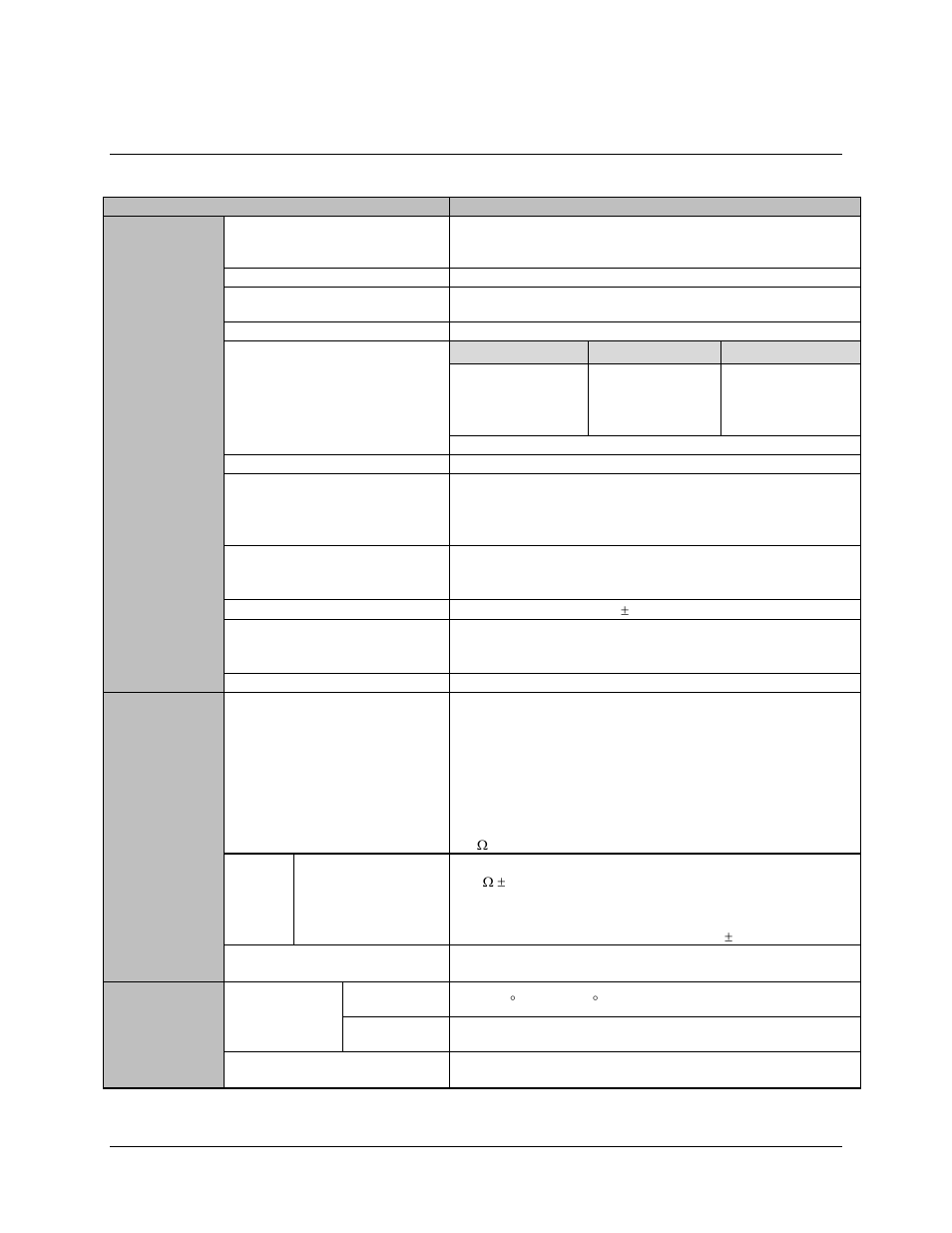 B.2 summary of specifications | Comtech EF Data CDM-700 User Manual | Page 231 / 256