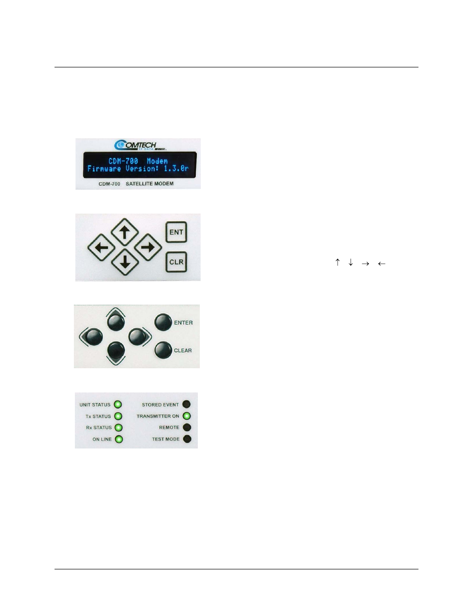 2 front panel | Comtech EF Data CDM-700 User Manual | Page 42 / 256