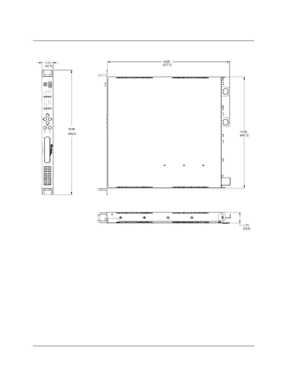 4 dimensional envelope | Comtech EF Data CDM-700 User Manual | Page 45 / 256