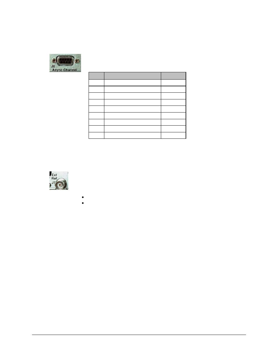 5 external reference input (main chassis) – j7 | Comtech EF Data CDM-700 User Manual | Page 50 / 256