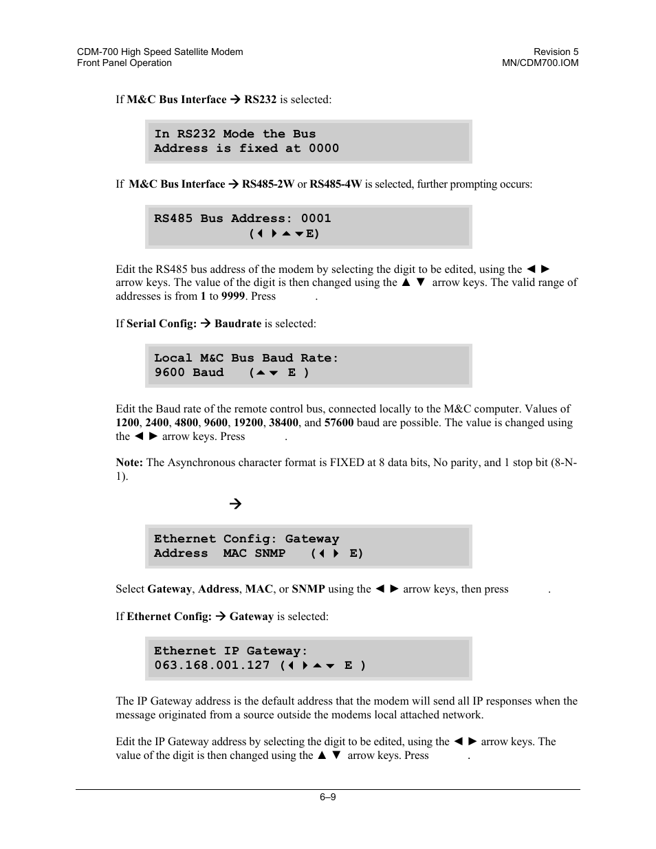 Comtech EF Data CDM-700 User Manual | Page 63 / 256