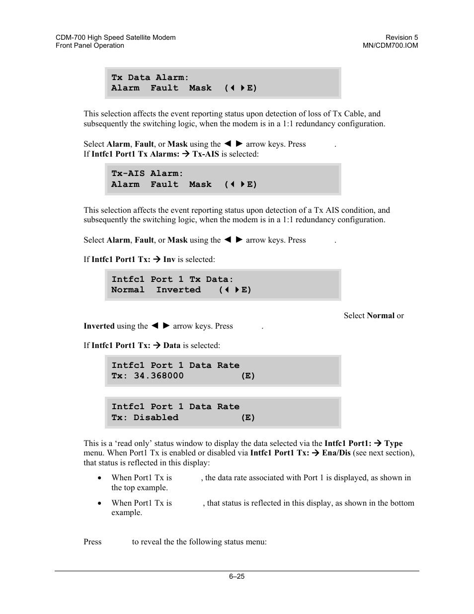 Comtech EF Data CDM-700 User Manual | Page 79 / 256