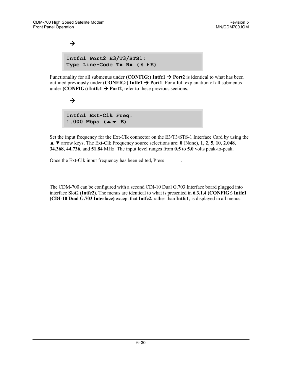 Comtech EF Data CDM-700 User Manual | Page 84 / 256