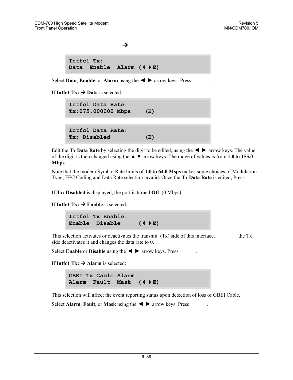 Comtech EF Data CDM-700 User Manual | Page 93 / 256