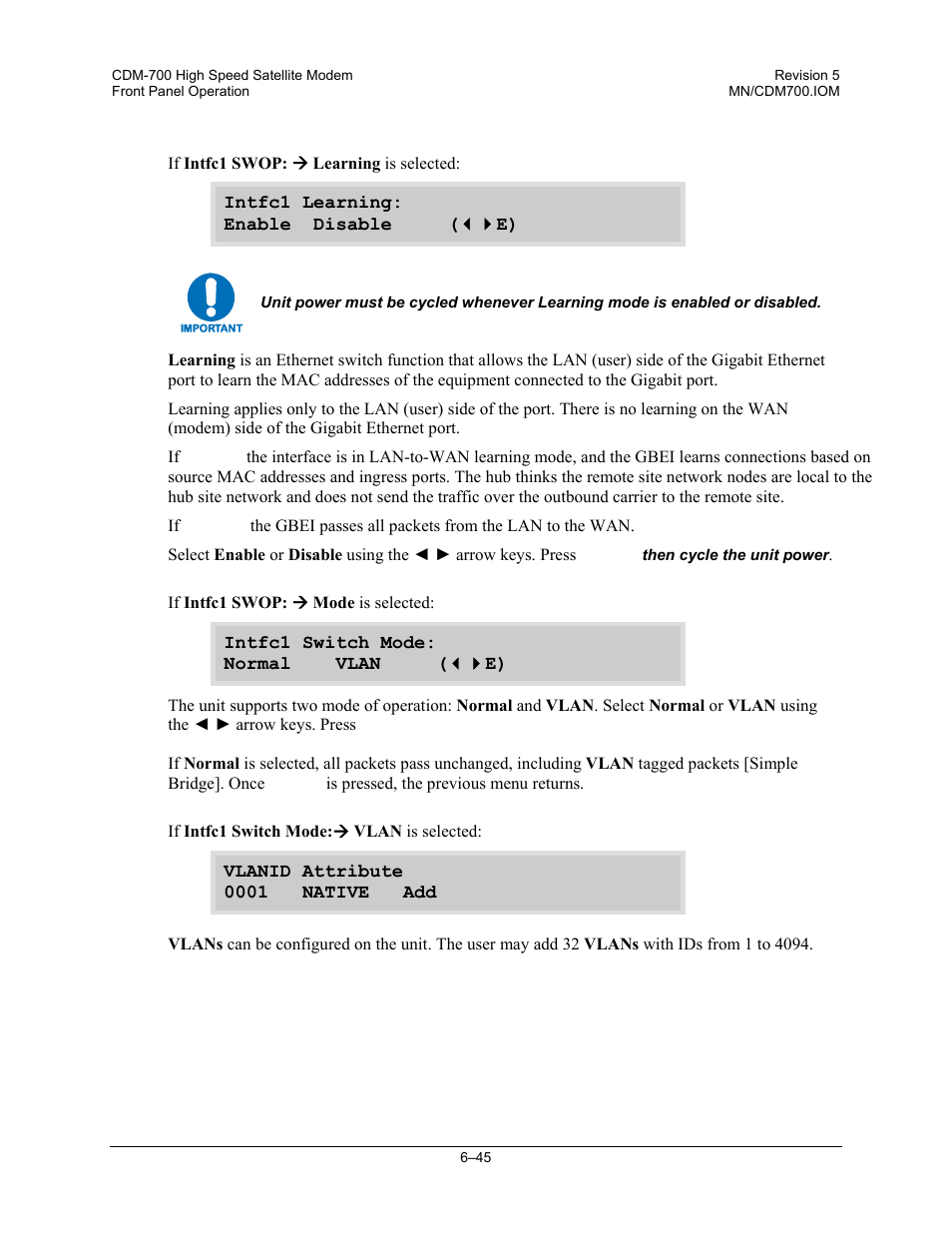Comtech EF Data CDM-700 User Manual | Page 99 / 256