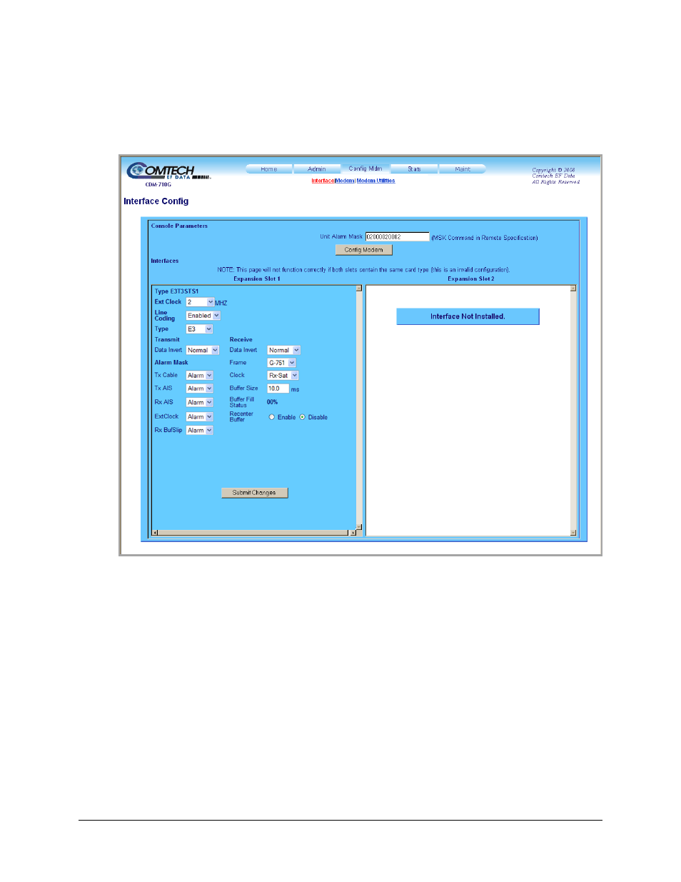 Comtech EF Data CDM-710G User Manual | Page 141 / 246