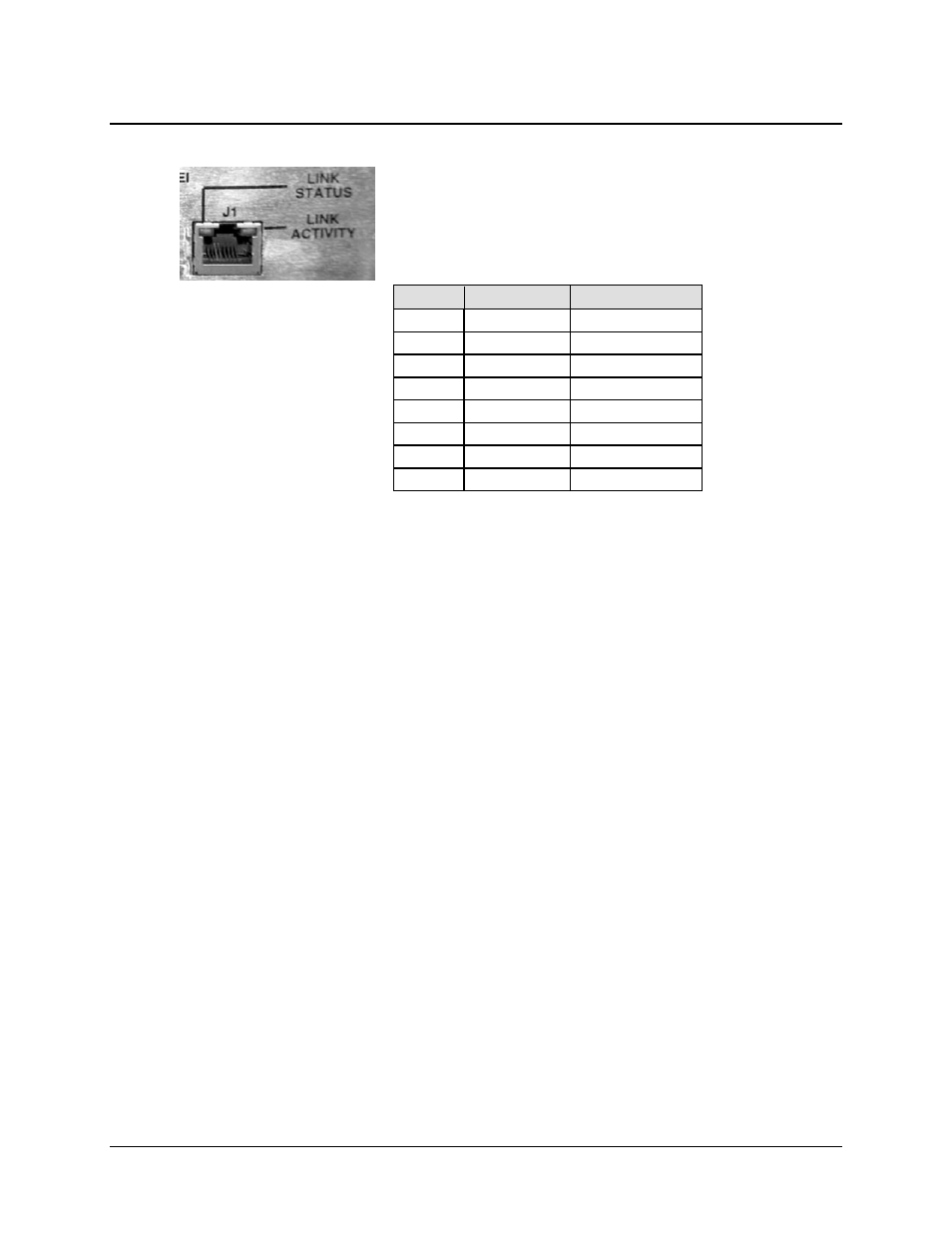 3 j1 connector pinout, rj45 | Comtech EF Data CDM-710G User Manual | Page 183 / 246