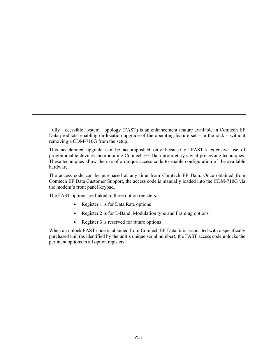 Appendix c. fast activation procedure, C.1 introduction | Comtech EF Data CDM-710G User Manual | Page 241 / 246