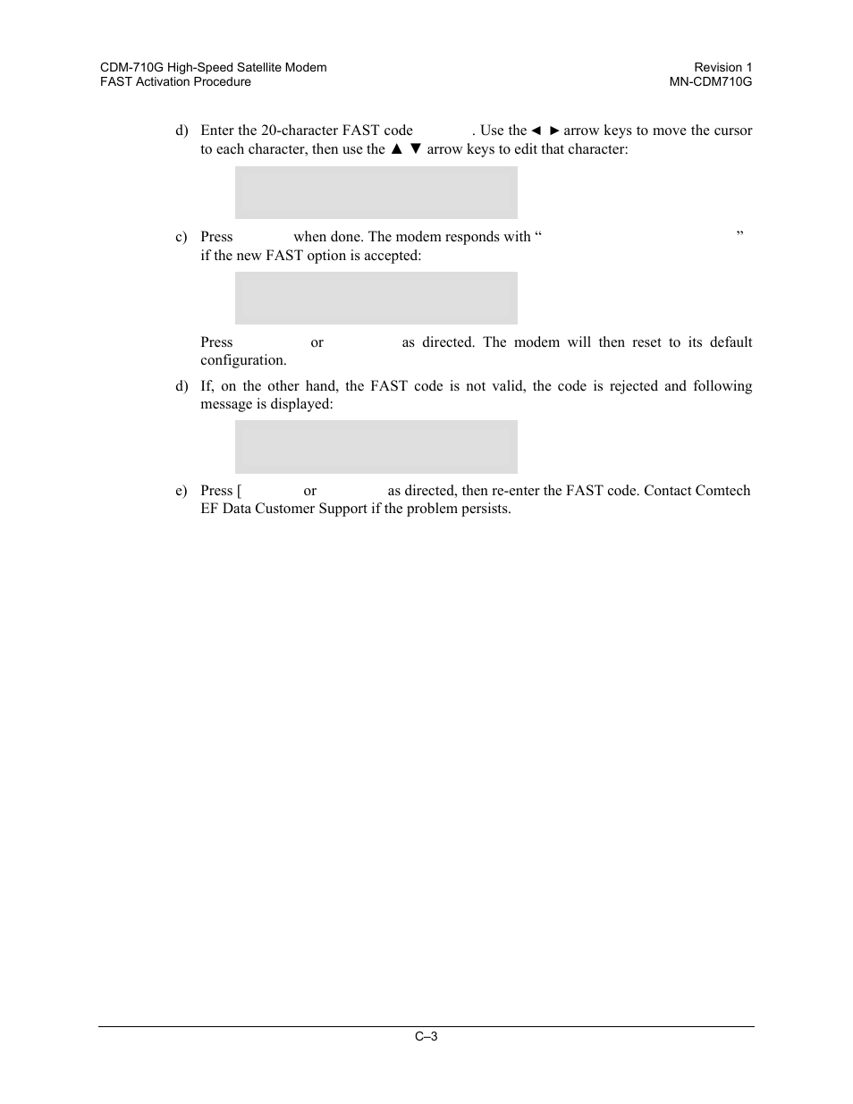 Comtech EF Data CDM-710G User Manual | Page 243 / 246