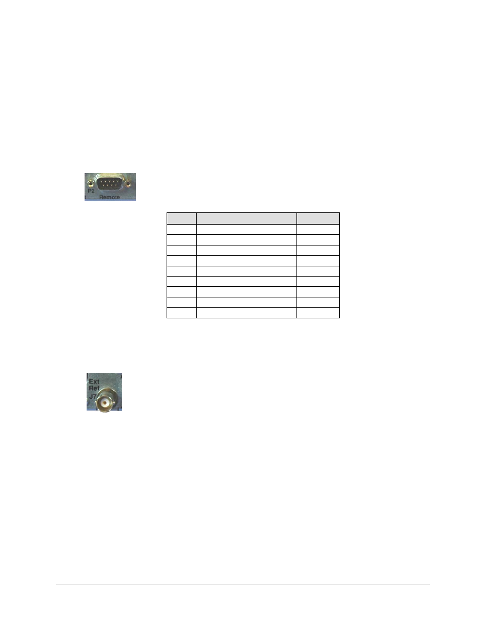 2 p2 remote port connector (rs-232/-485), db-9m, 3 j7 external reference input | Comtech EF Data CDM-710G User Manual | Page 71 / 246