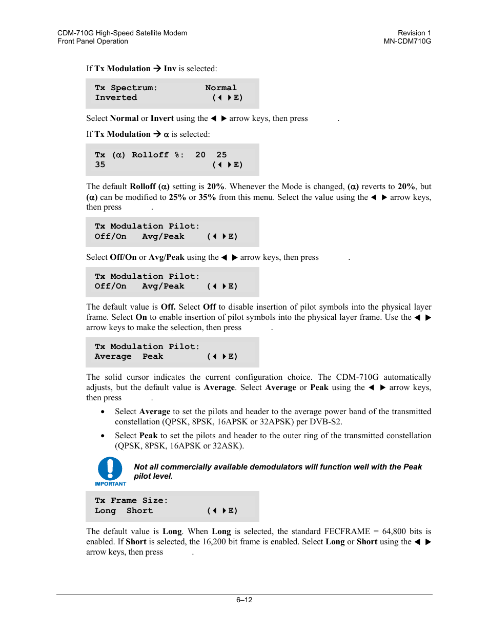 Comtech EF Data CDM-710G User Manual | Page 88 / 246
