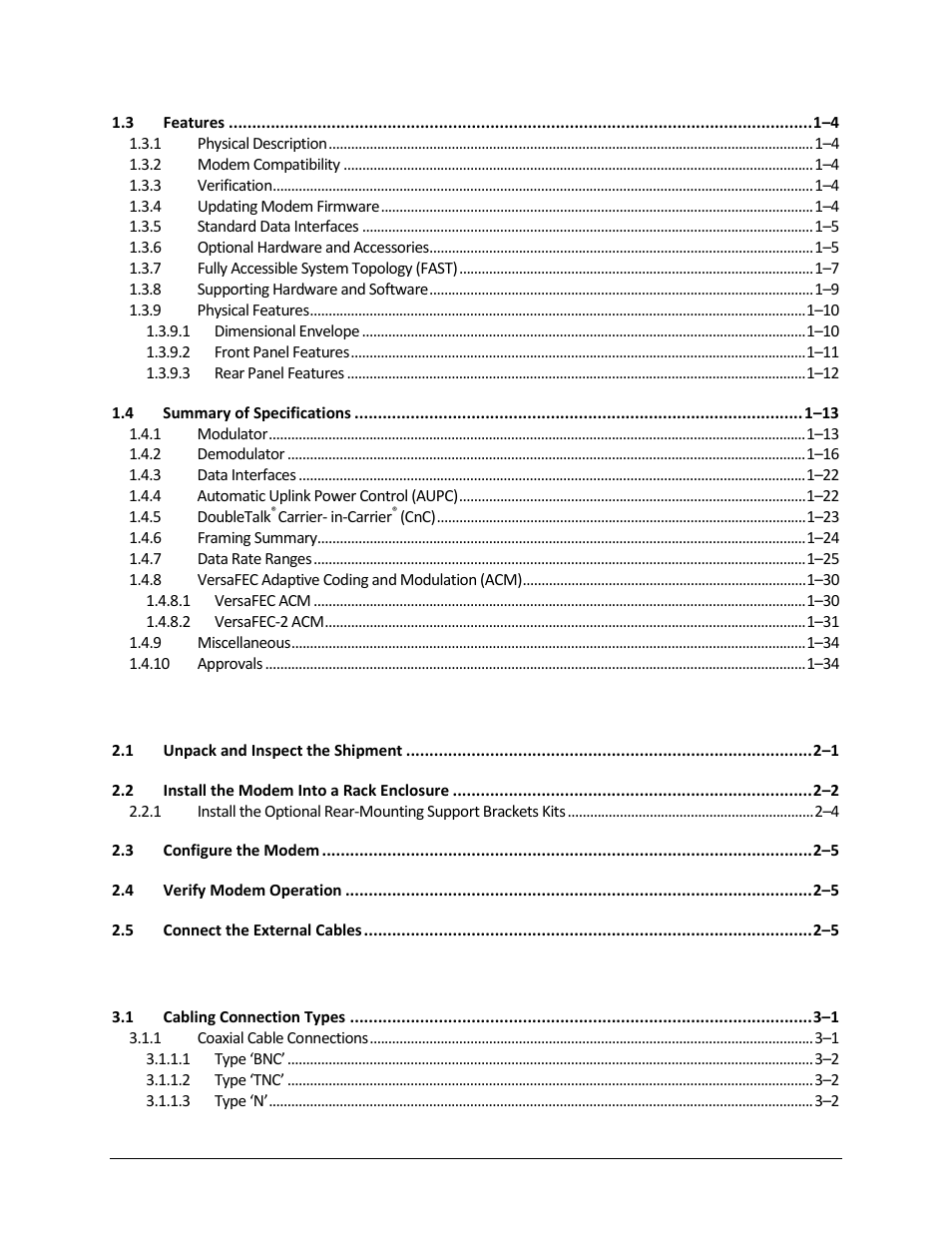 Comtech EF Data CDM-625A User Manual | Page 12 / 756