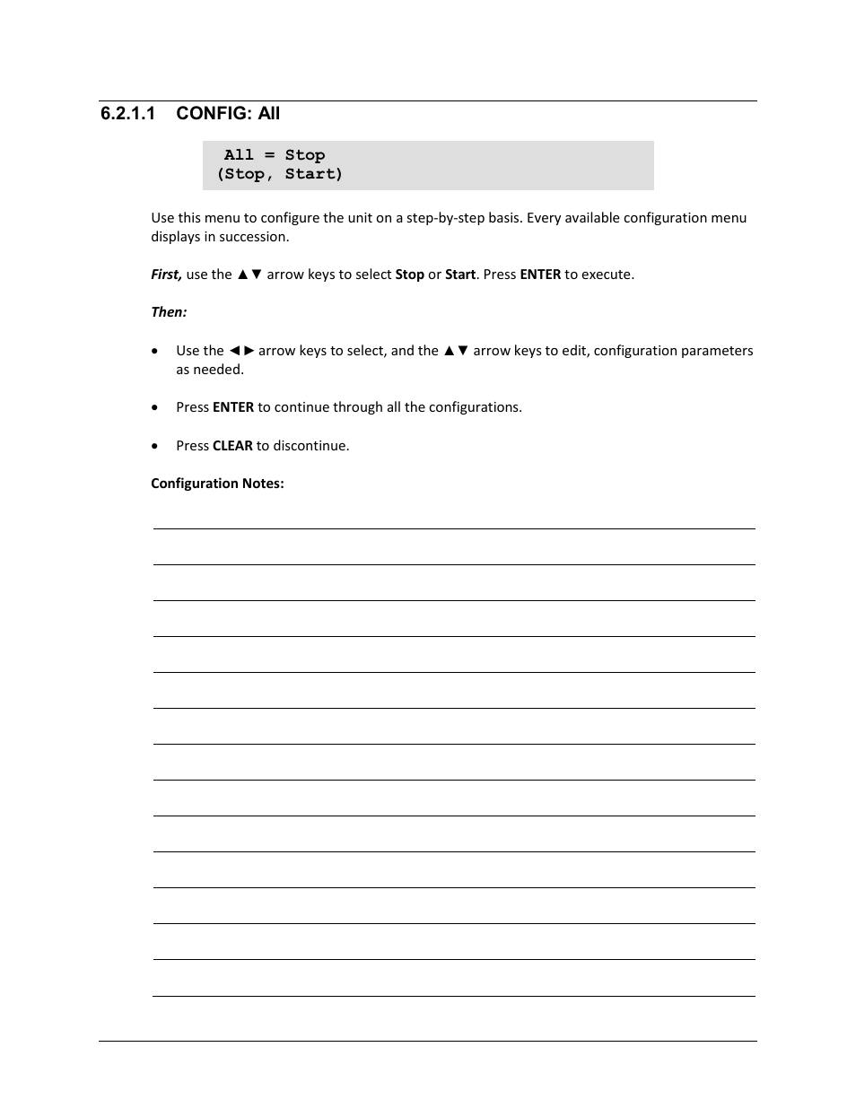 1 config: all | Comtech EF Data CDM-625A User Manual | Page 135 / 756