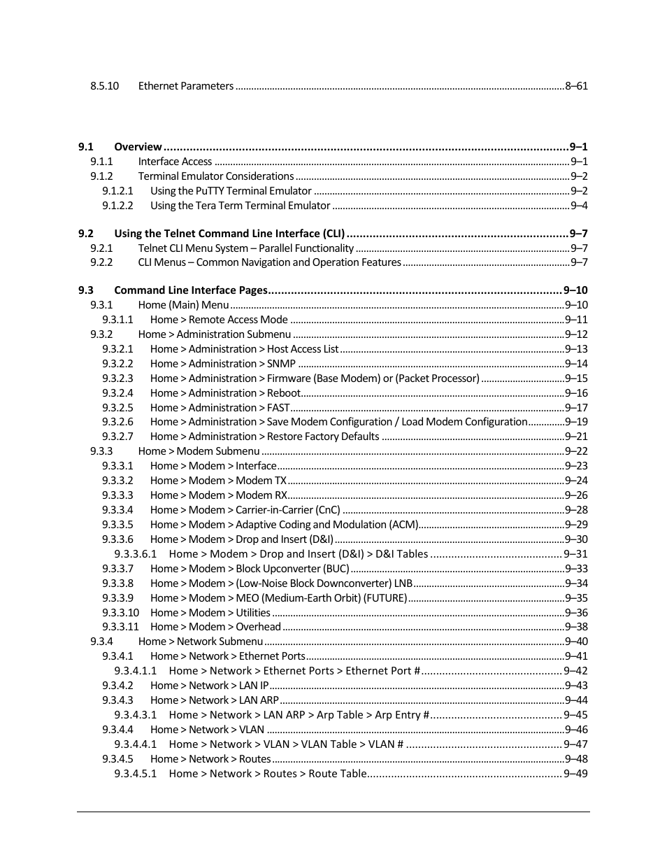 Comtech EF Data CDM-625A User Manual | Page 20 / 756