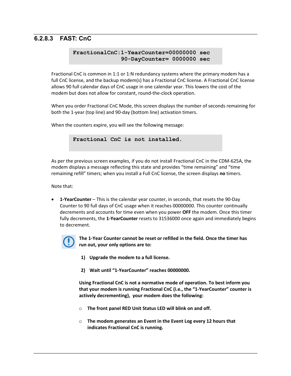 3 fast: cnc | Comtech EF Data CDM-625A User Manual | Page 229 / 756